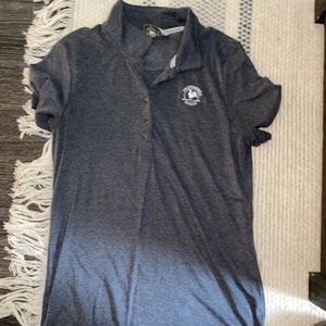 Dark grey primrose polo